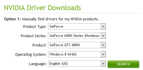 Download-drivers-nvidia